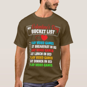 Mijn emmer om videospelletjes te aanbieden is geld t-shirt