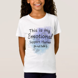 Mijn emotionele steun Menselijk Grappig T-shirt