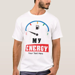 Mijn Energie Motivatie Kracht Citaat Ontwerp T-shirt