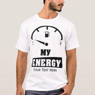 Mijn Energie Motivatie Kracht Quote Ontwerp T-shirt