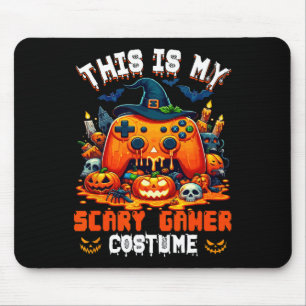 Mijn eng gamer kostuum Halloween gamecontroller A Muismat