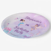 Mijn engel wordt vijf: Sprookjesachtige thema verj Papieren Bordje (Gekanteld)