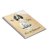 Mijn Engelse Cocker Ate My Homework Notitieboek (Rechterzijde)