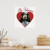 Mijn Engelse Cocker Spaniel Valentijn Poster (Keuken)