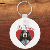 Mijn Engelse Cocker Spaniel Valentijn Sleutelhanger (Voorkant)