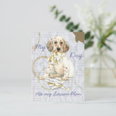 Mijn Engelse stellter Ate Mijn Lesson Plan Briefkaart (Staand voorkant)