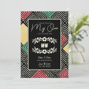 MIJN ENIGE heeft mij een stammenhuwelijk gevonden Save The Date