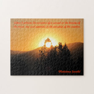Mijn enige uitbreiding - Gandhi Quote Legpuzzel