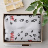 mijn entlebucher loopt op me af tissuepapier (Geschenk)