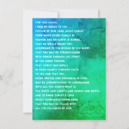 Mijn Ephesianen 3 bidden voor jou Kaart