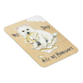 Mijn Eskie Ate Mijn thuiswerk Magneet (Rechterzijde)