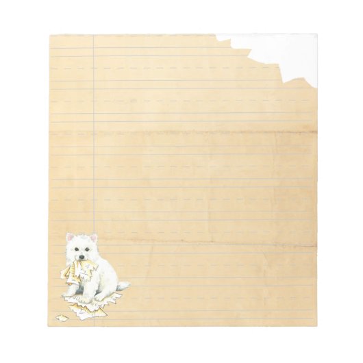 Mijn Eskie Ate Mijn thuiswerk Notitieblok (Voorkant)