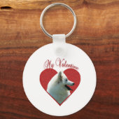 Mijn Eskie Valentijn Sleutelhanger (Achterkant)