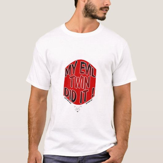 MIJN EVIL TWIN-T-SHIRT T-SHIRT (Voorkant)