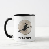 Mijn ex-vrouw is een heks, bittere scheiding mok (Links)