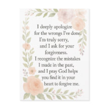 Mijn excuses/Verontschuldiging\ Vergevingsbloemen