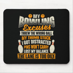 Mijn excuses voor bowlen - bowling muismat