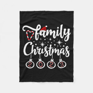 Mijn familie lief Cute familiekerstmis 2023 Fleece Deken