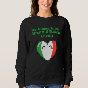 Mijn familie mijn mooie Italiaanse erfenis trots Trui