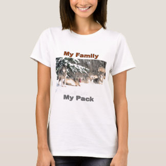 Mijn familie, mijn rugzak. t-shirt