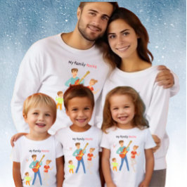 Mijn familie rockt Tri-Blend shirt