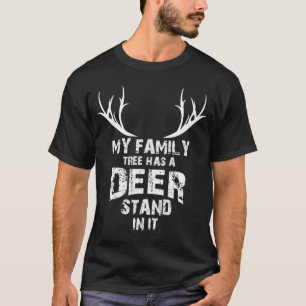 Mijn familieboom Deer Stand, grappige deer Hunting T-shirt