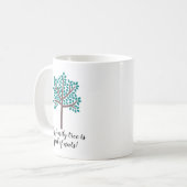 Mijn familieboom is vol met noten 2 koffiemok (Voorkant links)