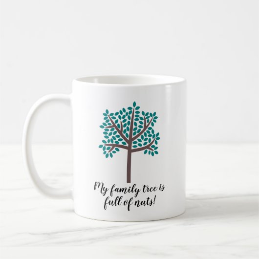 Mijn familieboom is vol met noten 2 koffiemok (Links)