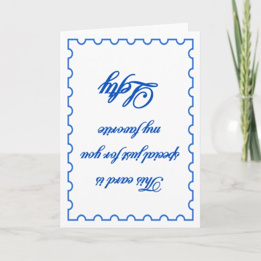 Mijn Favoriet Lid van de linkervleugel Kaart (Voorkant)