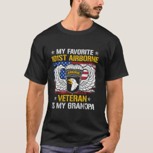 Mijn favoriete 101st Airborne veteraan is mijn opa T-shirt