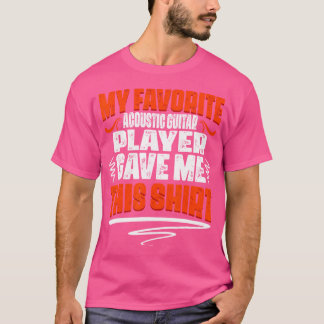 Mijn favoriete akoestische gitarist heeft me dit g t-shirt