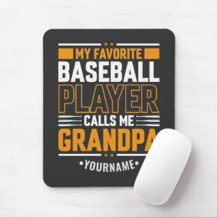 Mijn favoriete Baseball Player roept me op tot opa Muismat