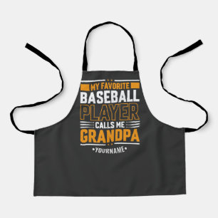 Mijn favoriete Baseball Player roept me op tot opa Schort