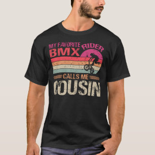 Mijn favoriete BMX Rider noemt me neef Vaderdag T-shirt
