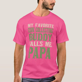 Mijn favoriete Buddy Munt Verzamelende Papa Munt V T-shirt