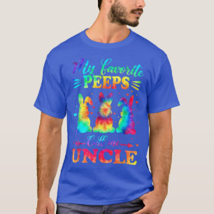 Mijn favoriete Bunnies noemen me oom paaskleurstof T-shirt