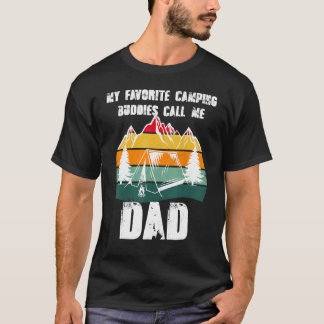 Mijn favoriete camping maatjes noemen me papa outd t-shirt