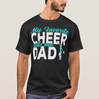 Mijn favoriete Cheer noemt me pap Cheerlead pa T-shirt
