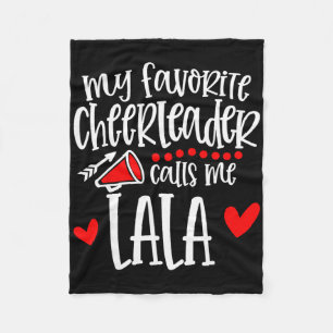 Mijn favoriete cheerleader noemt me Lala Funny Che Fleece Deken