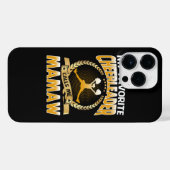 Mijn favoriete Cheerleader noemt me Mamaw Cheerlea iPhone Hoesje (Achterkant horizontaal)