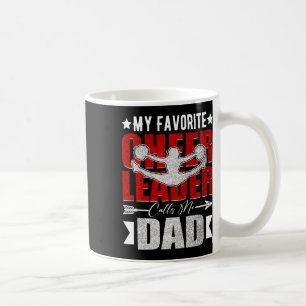 Mijn favoriete cheerleader noemt me papa Cheer pap Koffiemok