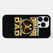 Mijn favoriete Cheerleader noemt me papa Cheerlead iPhone Hoesje (Achterkant horizontaal)