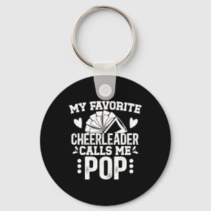 Mijn favoriete cheerleader Pop Cheer Pop Opa  Sleutelhanger
