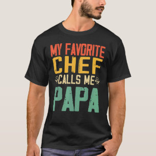 Mijn favoriete Chef noemt me Papa vaders Da T-shirt