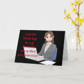 MIJN FAVORIETE *COMPUTER PROGRAMMEUR* VERJAARDAG W KAART (Gele Bloem)