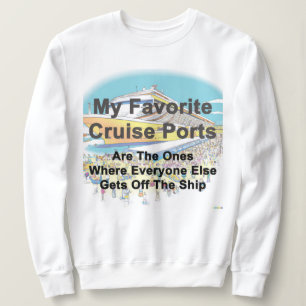 Mijn favoriete cruisehavens - DAMES SWEATSHIRT