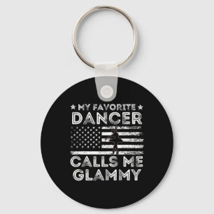 Mijn favoriete danser noemt me Glammy Dance Ballet Sleutelhanger