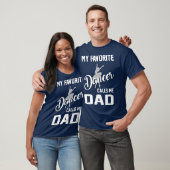 Mijn favoriete danseres noemt me papa en dans pap t-shirt (Unisex)