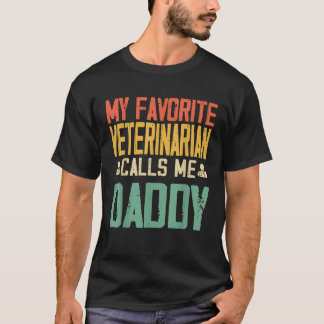Mijn favoriete dierenarts noemt me papa Re T-shirt