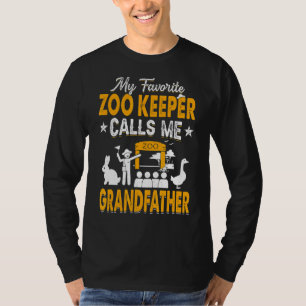 Mijn favoriete dierentuin noemt me grootvaderdier t-shirt